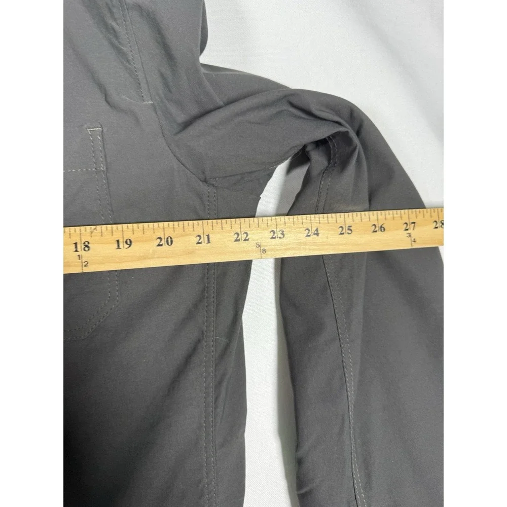 Eddie Bauer Travex Blazer Men's 44 Dark Gray Voyager Travel Coat Jacket Stretch